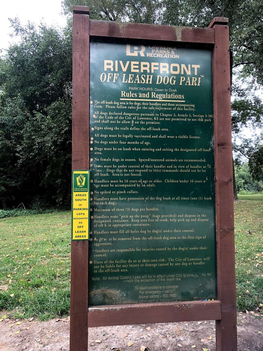 Riverfront Off Leash Dog Park | 074-19-0-20-02-002.01, 0, Lawrence, KS 66044, USA