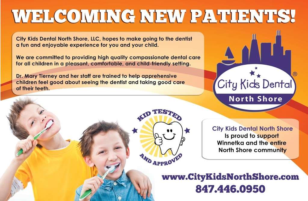 City Kids Dental North Shore, LLC | 984 Green Bay Rd, Winnetka, IL 60093, USA | Phone: (847) 446-0950