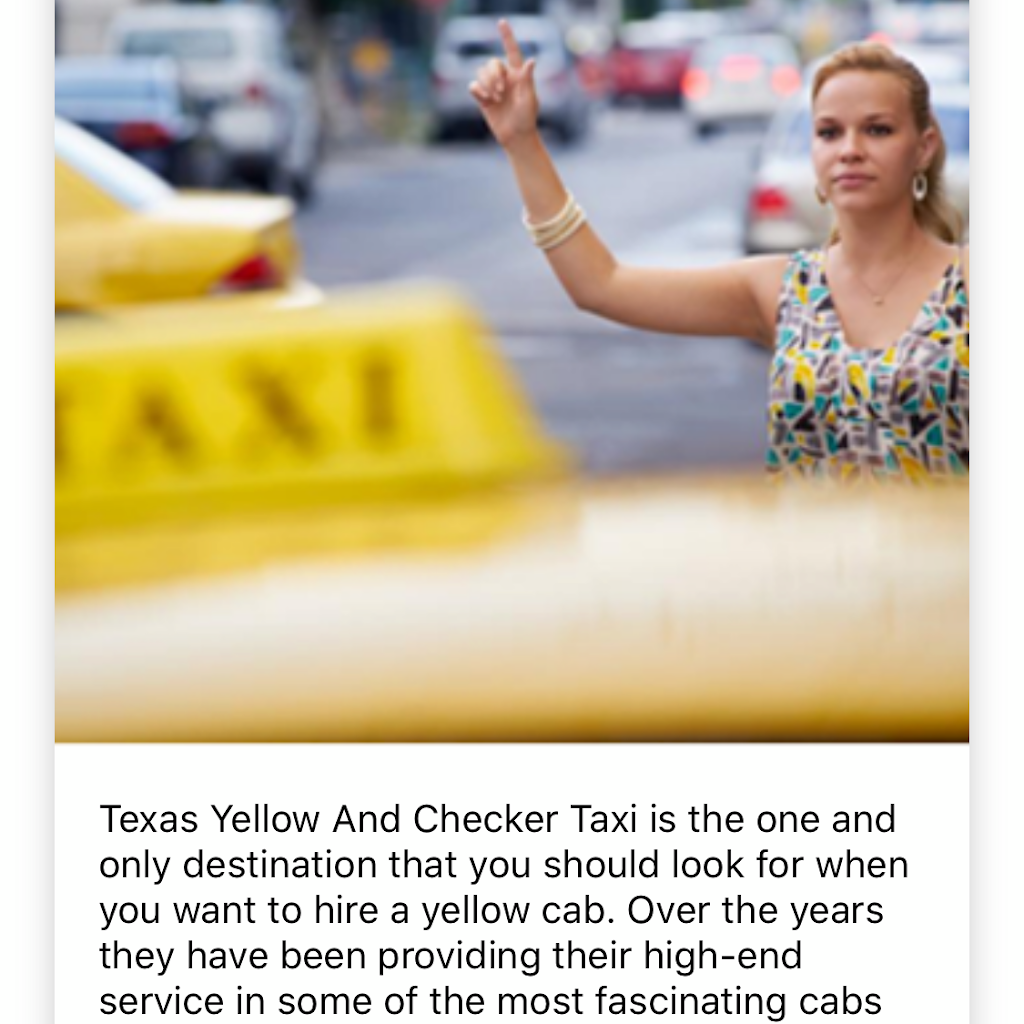 Texas Yellow Cab & Checker Taxi Service near me in Euless,TX. | 4200 Stone Hollow Way, Euless, TX 76040, USA | Phone: (817) 881-6863