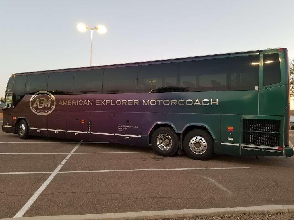 American Explorer Motorcoach | 1701 E Elwood St, Phoenix, AZ 85040, USA | Phone: (480) 558-0606