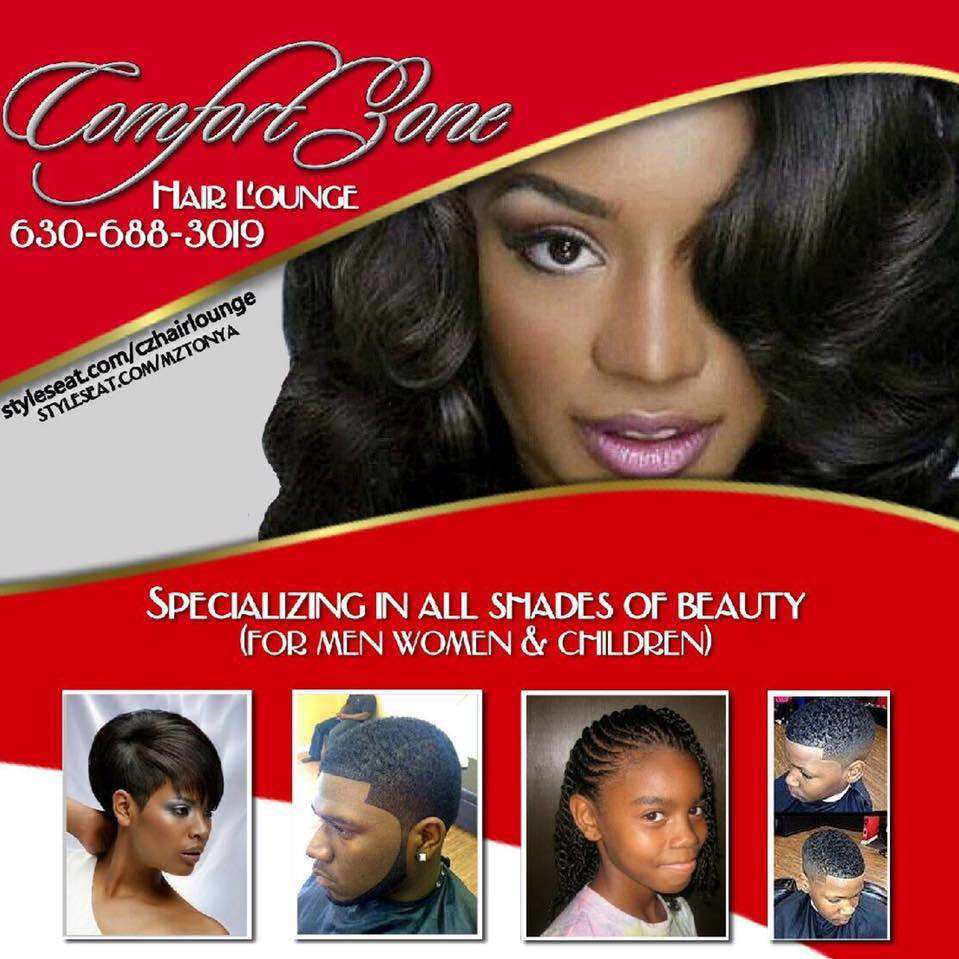 Comfort Zone Hair Lounge | 751 E Nerge Rd, Roselle, IL 60172, USA | Phone: (888) 681-0007