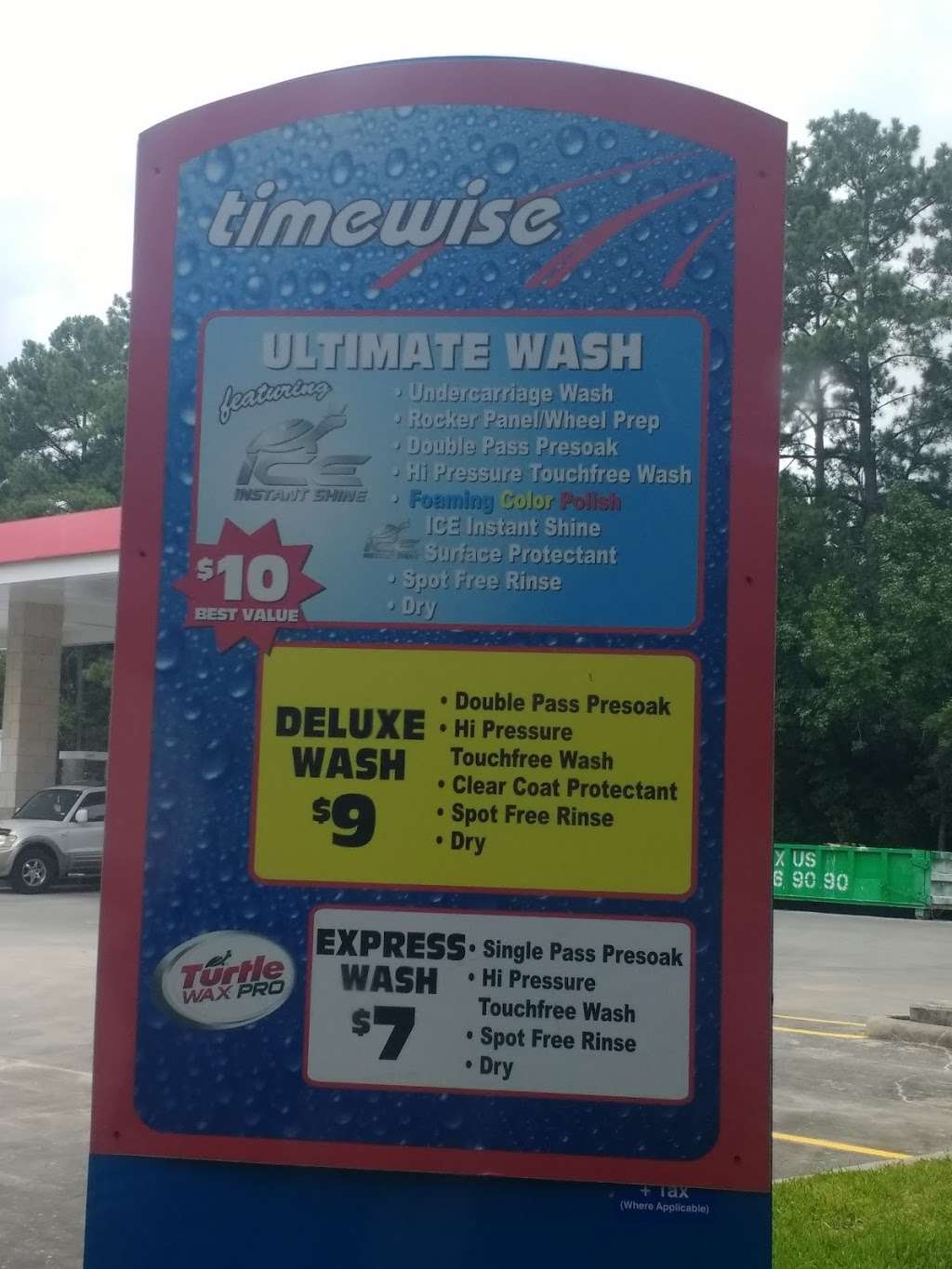 Timewise Touch Free Car Wash | 4600 Panther Creek Pines, The Woodlands, TX 77381, USA | Phone: (281) 296-6211
