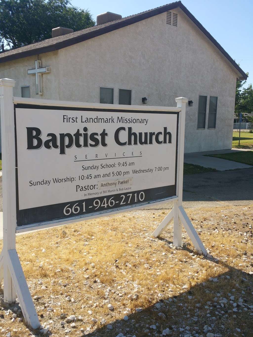 First Landmark Baptist Church | 3232 E Ave H 14, Lancaster, CA 93535, USA | Phone: (661) 946-2710