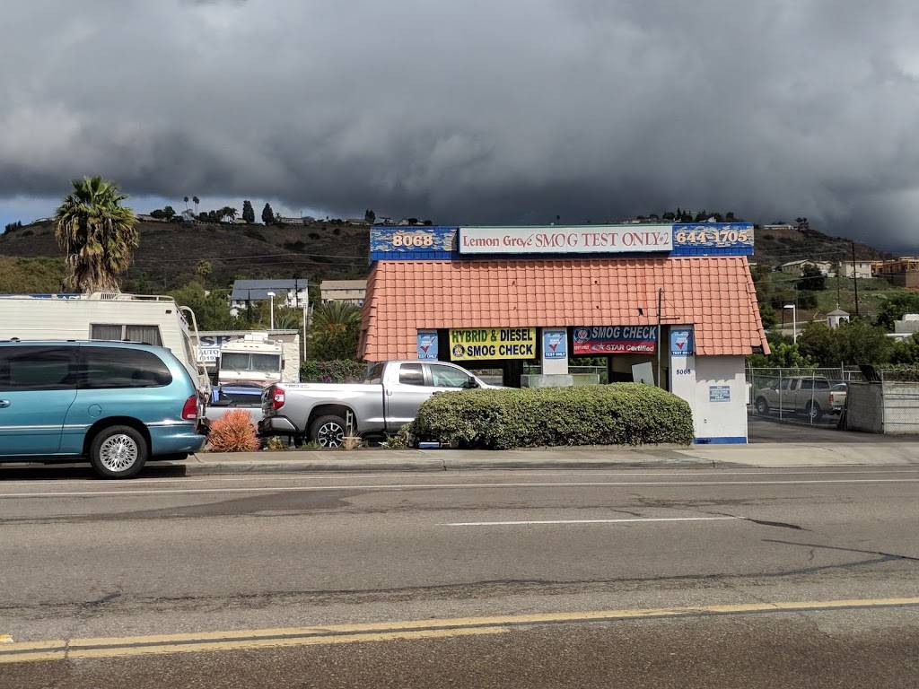 Lemon Grove Smog Test Only #2 | 8068 Broadway, Lemon Grove, CA 91945 | Phone: (619) 644-1705