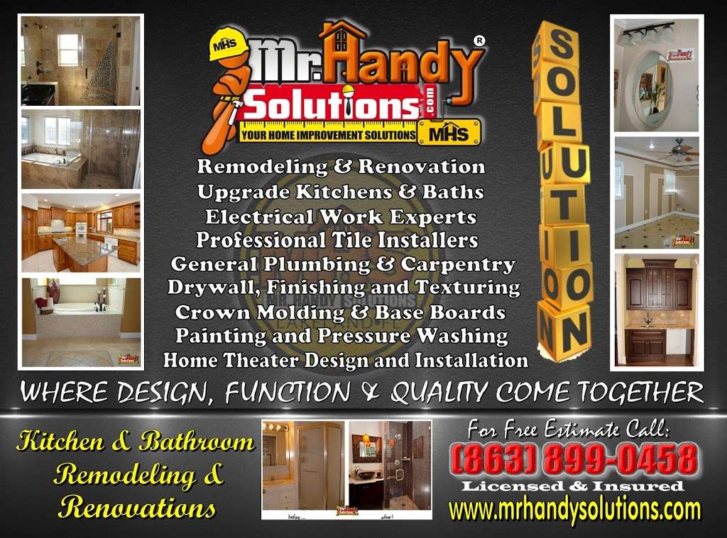 MR. HANDY SOLUTIONS | 5818 Olender Dr, Lakeland, FL 33809, USA | Phone: (863) 934-9578