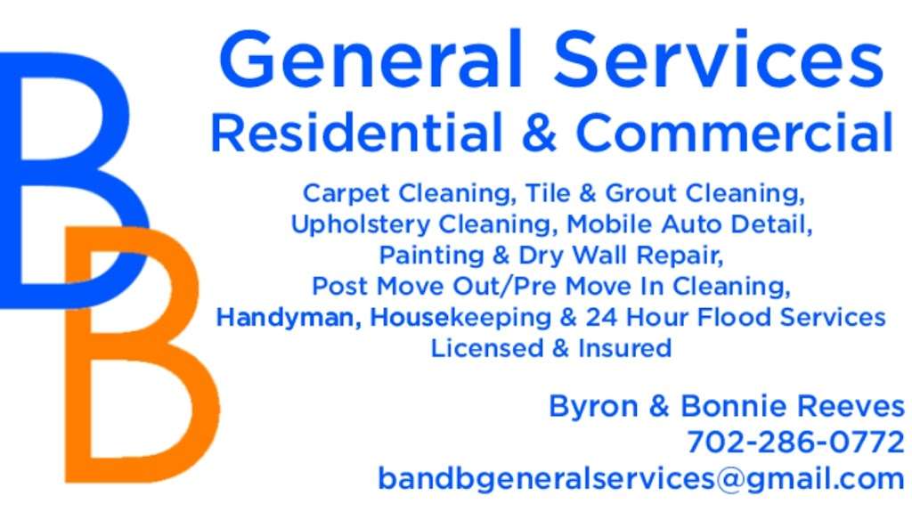 B & B general services | 5041 River Glen Dr, Las Vegas, NV 89103, USA | Phone: (702) 286-0772