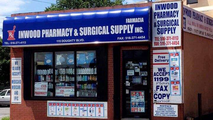 Inwood Pharmacy & Surgical Supply | 115 Doughty Blvd # A, Inwood, NY 11096, USA | Phone: (516) 371-4113