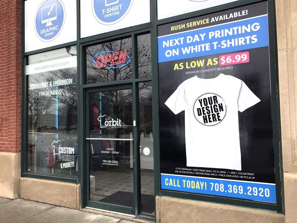 Orbit Imprints Custom T Shirts | 2950 W Chicago Ave STE 101, Chicago, IL 60622, USA | Phone: (708) 369-2920