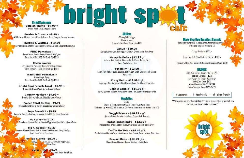 Bright Spot Cafe | 541 Wellington Square, Exton, PA 19341, USA | Phone: (610) 458-7000