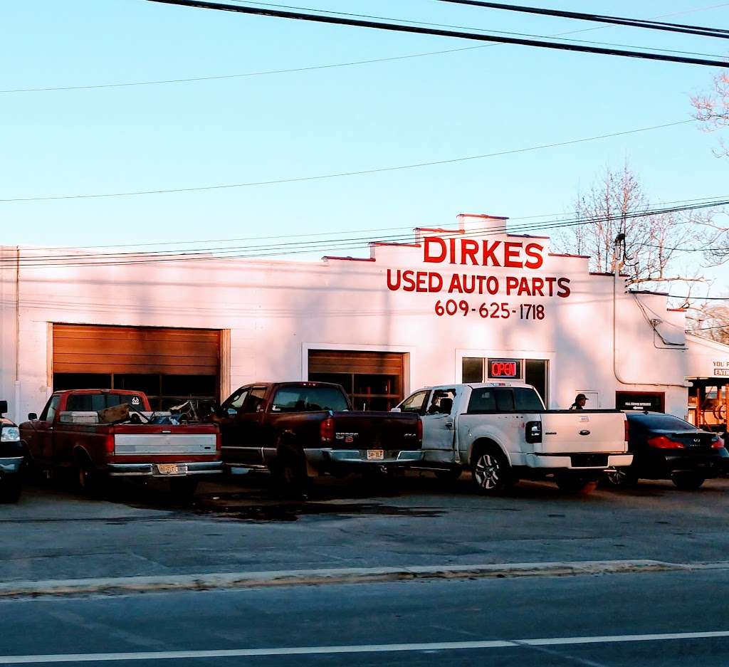 Dirkes Used Auto Parts and u-pull-it | 6935 E Black Horse Pike, Mays Landing, NJ 08330, USA | Phone: (609) 625-1718