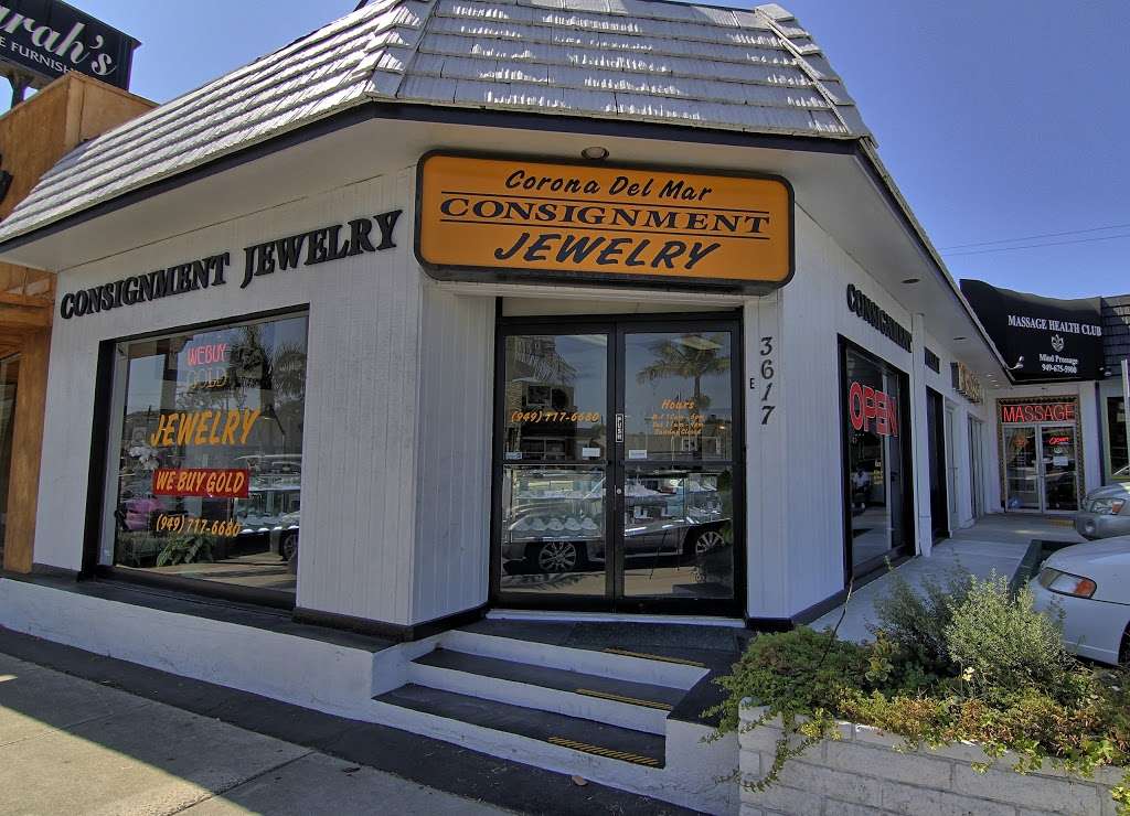 Corona del Mar Jewelry Consignment | 3617 Pacific Coast Hwy unit e, Corona Del Mar, CA 92625, USA | Phone: (949) 717-6680