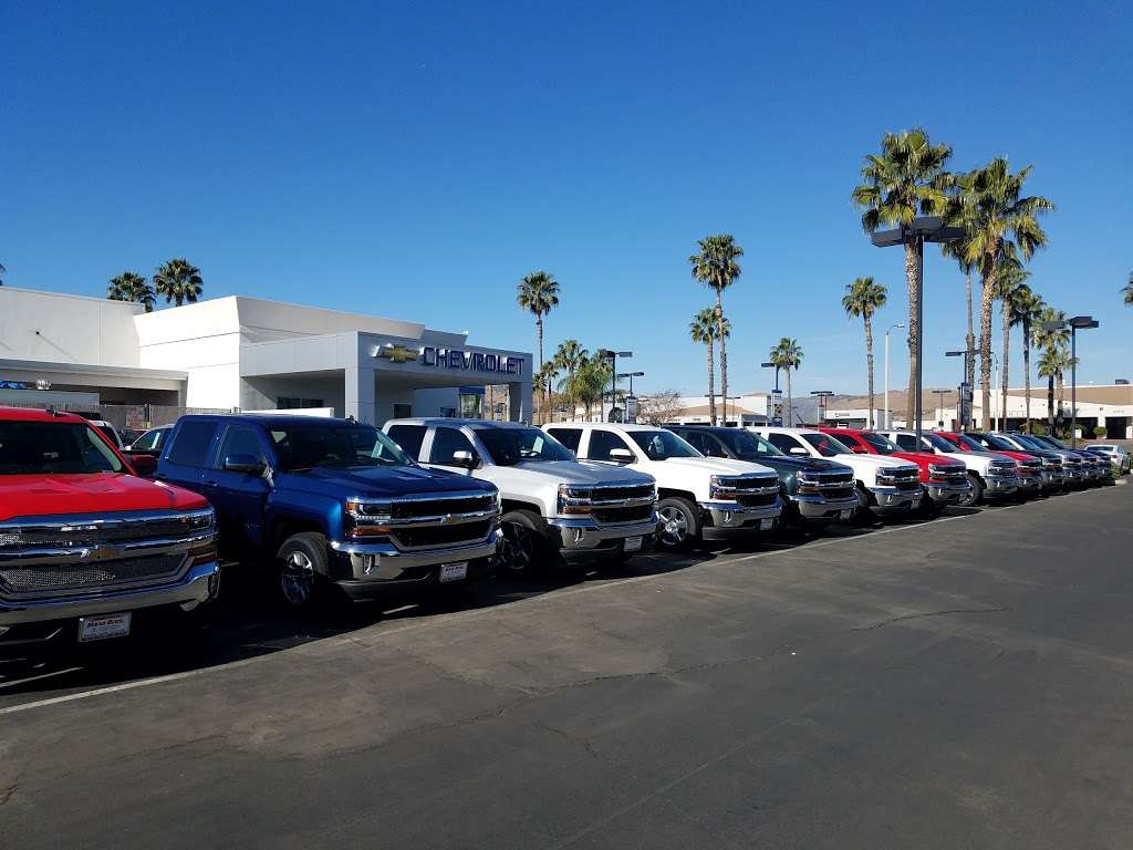 Moss Bros. Chevrolet | 12625 Auto Mall Dr, Moreno Valley, CA 92555, USA | Phone: (951) 485-3500