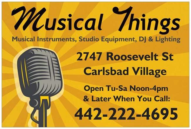 Audio-Depot Musical Things | B, 2747 Roosevelt St, Carlsbad, CA 92008, USA | Phone: (442) 222-4695