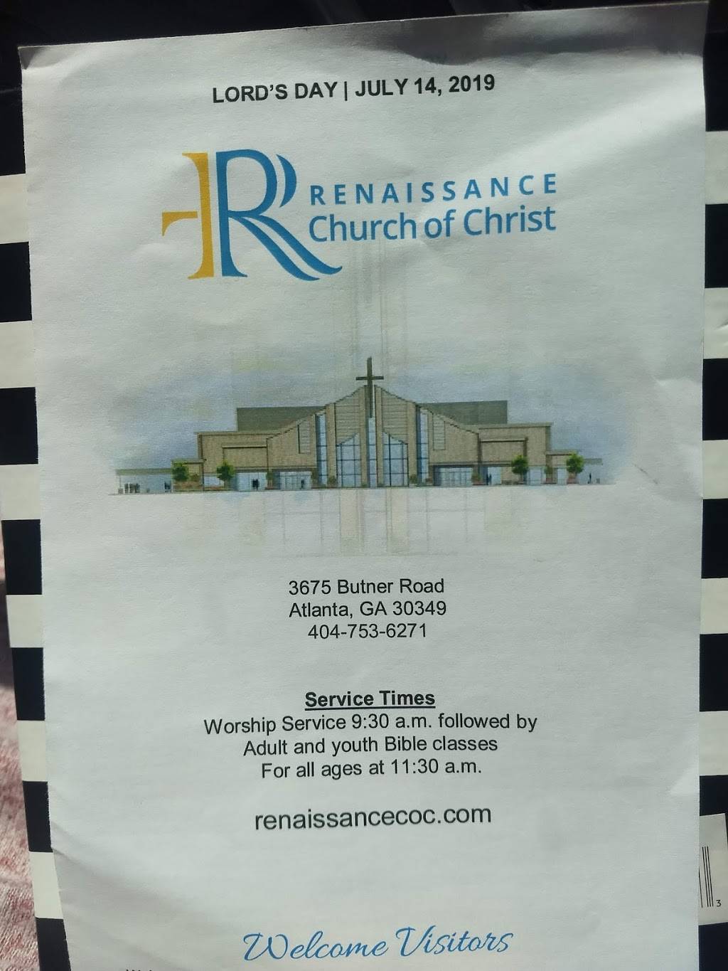 Renaissance Church of Christ | 3675 Butner Rd, Atlanta, GA 30349, USA | Phone: (404) 753-6271