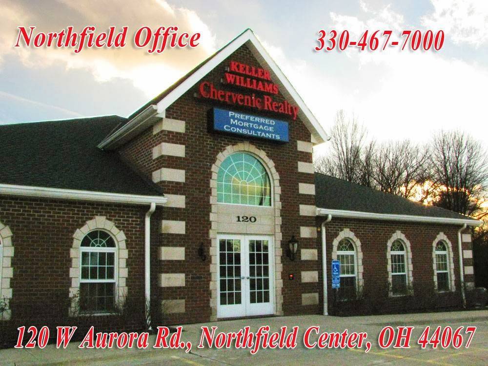 Keller Williams Chervenic Realty - Northfield Office | 120 W Aurora Rd, Northfield, OH 44067, USA | Phone: (330) 467-7000