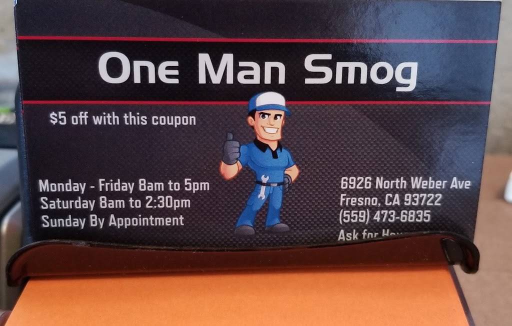 One Man Smog | 6926 N Weber Ave, Fresno, CA 93722, USA | Phone: (559) 375-1255