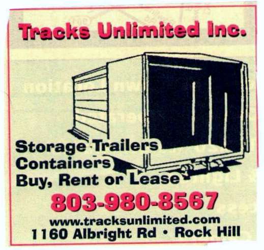 Tracks Unlimited Inc | 1160 Albright Rd, Rock Hill, SC 29730, USA | Phone: (803) 980-8567