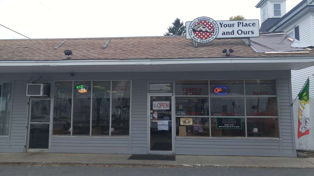 Your Place & Ours Pizza & Subs | 8 Elm Park, Groveland, MA 01834, USA | Phone: (978) 374-7409