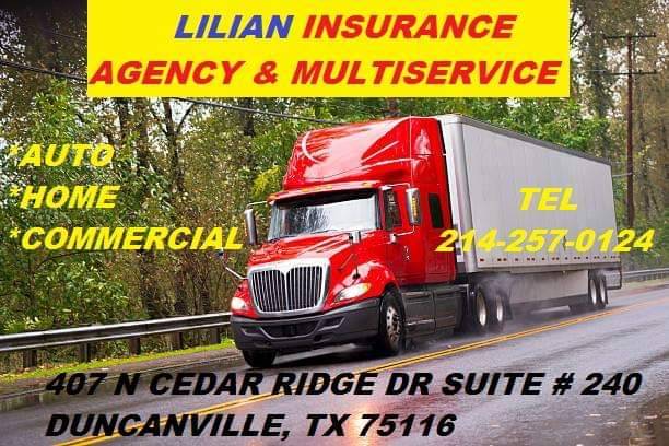 Lilian Insurance Agency | 407 N Cedar Ridge Dr #240, Duncanville, TX 75116, USA | Phone: (214) 257-0124