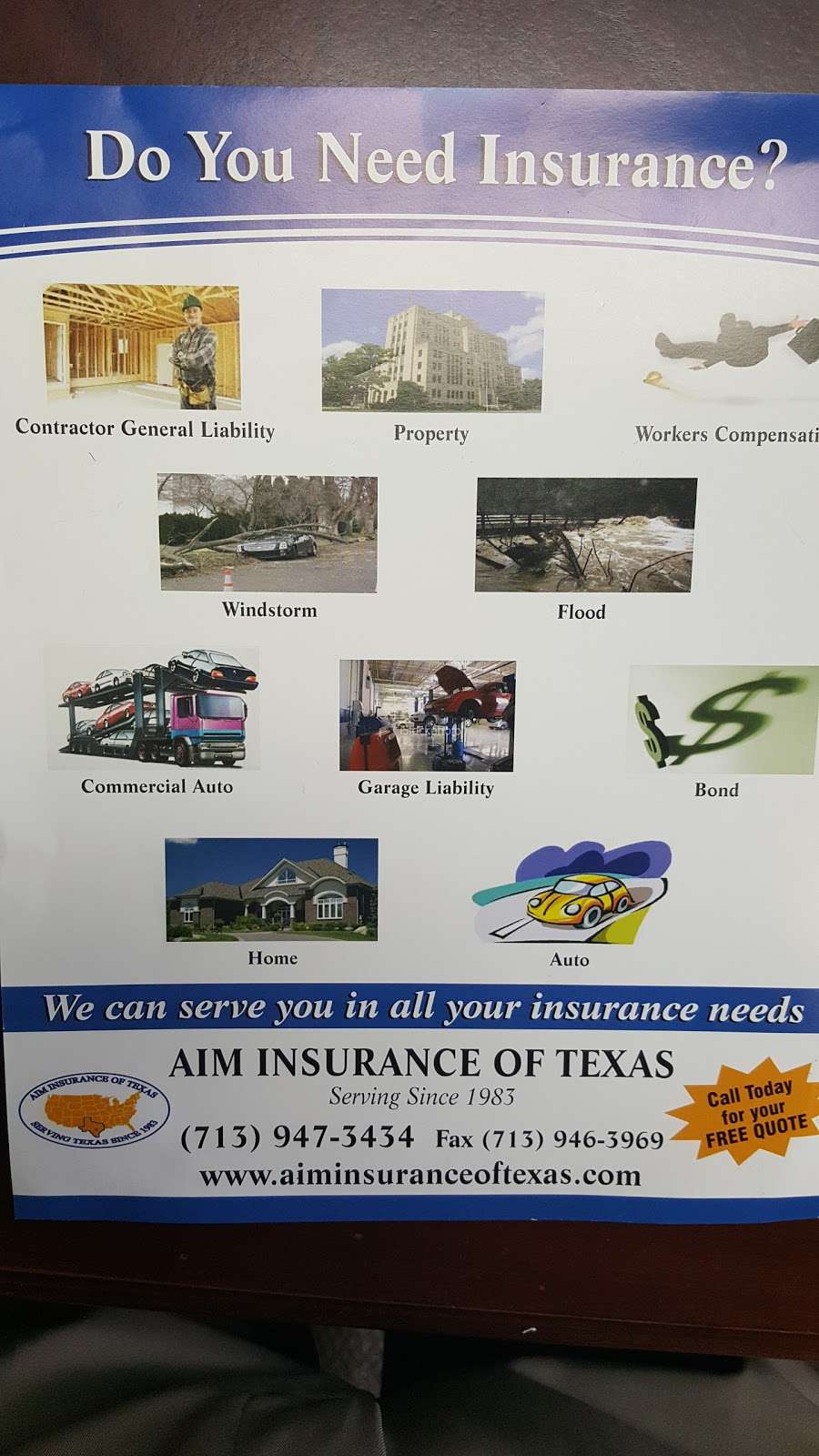 AIM Insurance of Texas - Houston | 3322 Shaver St, Pasadena, TX 77504, USA | Phone: (713) 947-3434