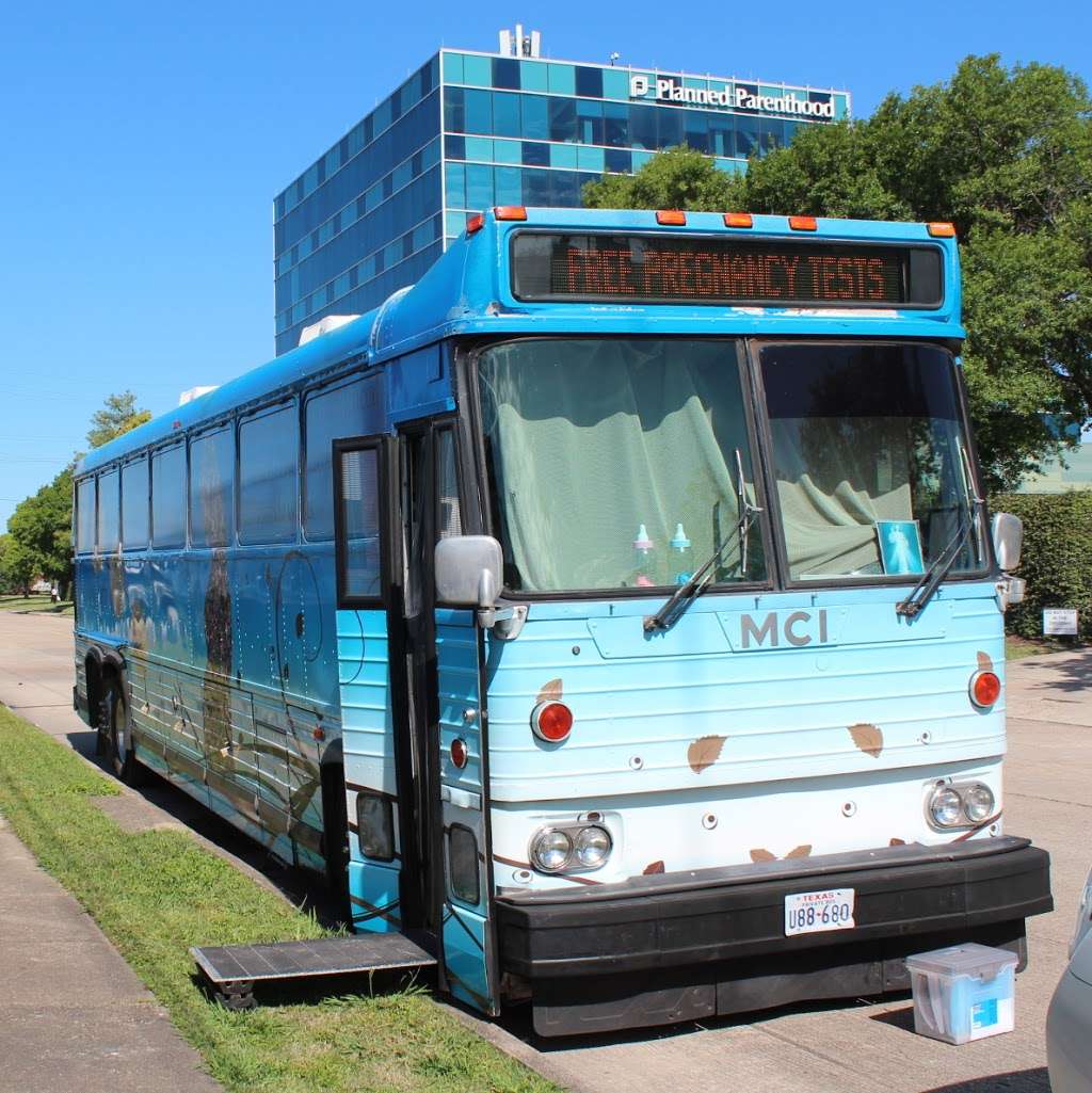 Blue Blossom Pregnancy Center (Big Blue Bus) | 4650 Gulfcrest St, Houston, TX 77023, USA | Phone: (713) 395-1330