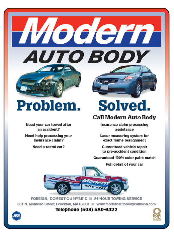 Modern Autobody | 561 N Montello St, Brockton, MA 02301, USA | Phone: (508) 580-6422