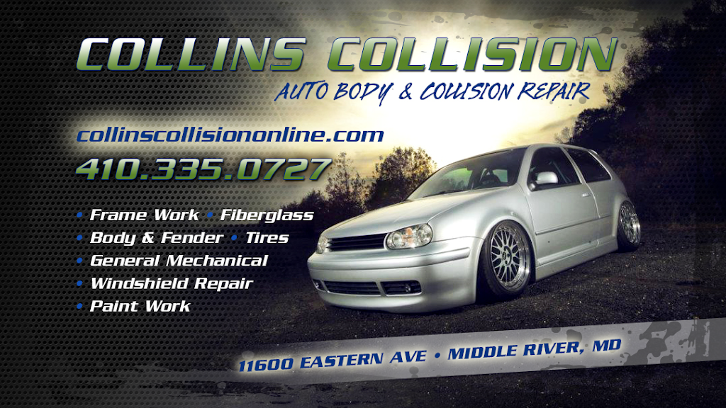 Collins Collision & Auto Repair | 11600 Eastern Ave, Middle River, MD 21220 | Phone: (410) 335-0727