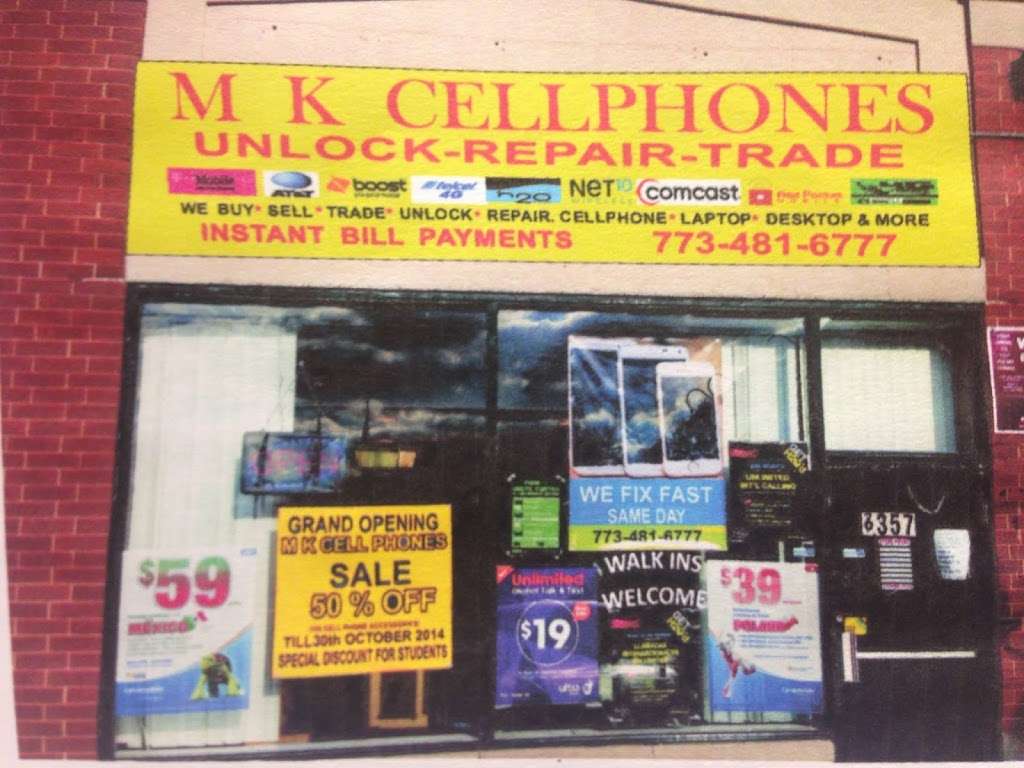 MK CELLPHONES & COMPUTER REPAIR | 6357 W Montrose Ave, Chicago, IL 60634, USA | Phone: (773) 481-6777