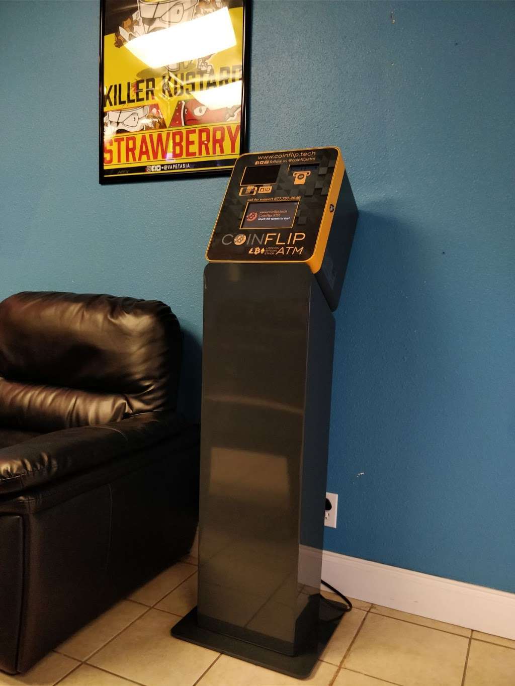 CoinFlip Bitcoin ATM | HTX Vapors, 3601, 1837 El Dorado Blvd, Houston, TX 77062 | Phone: (773) 800-0106