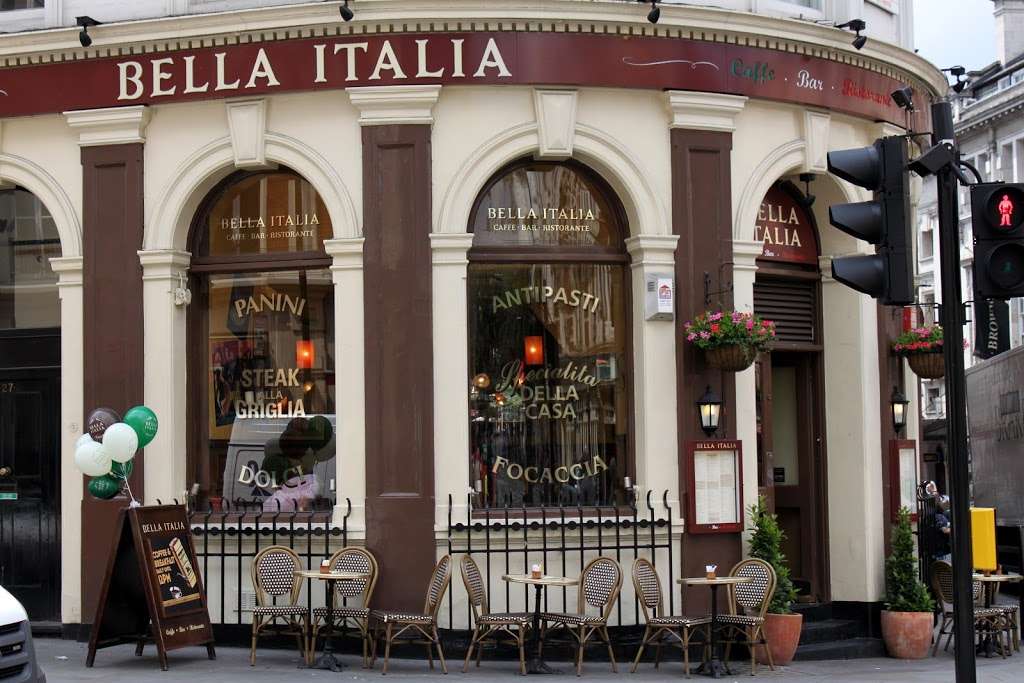 Bella Italia | 100 Baker St, Marylebone, London W1U 6TW, UK | Phone: 020 3058 3458