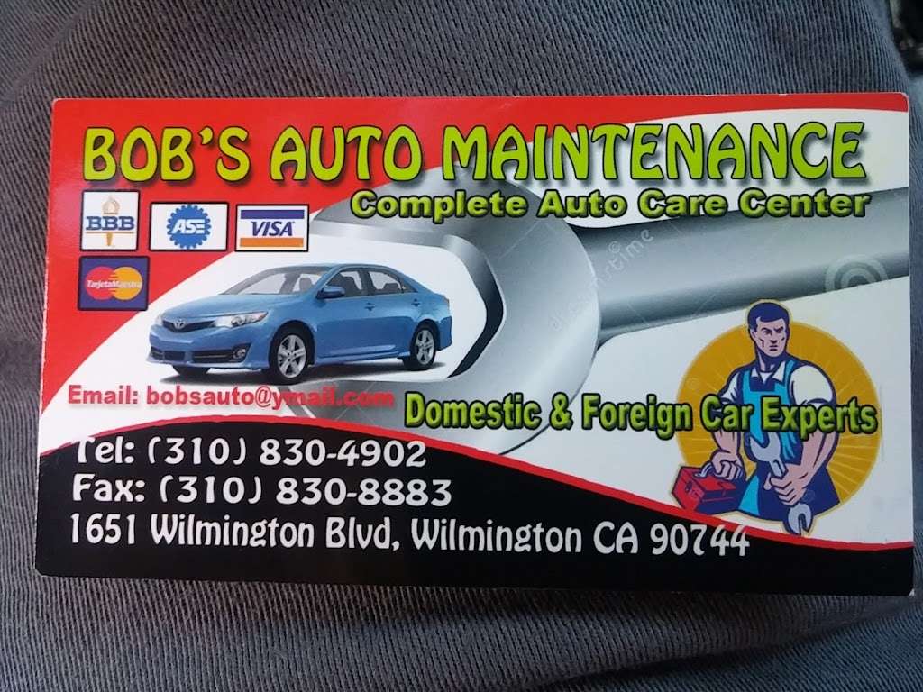 Bobs Auto Maintenance | 1651 N Wilmington Blvd, Wilmington, CA 90744 | Phone: (310) 830-4902