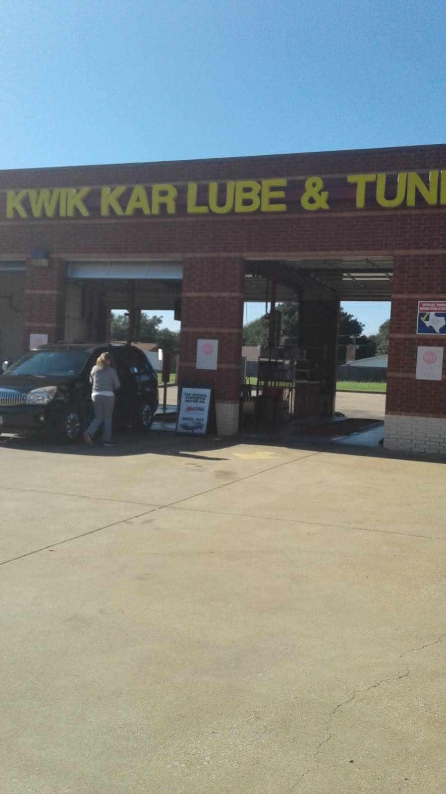 Kwik Kar Lube & Tune | 3450 S Carrier Pkwy, Grand Prairie, TX 75052, USA | Phone: (972) 263-5006