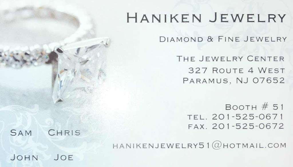 Haniken Jewelry LLC | 321 NJ-4, Paramus, NJ 07652, USA | Phone: (201) 525-0671