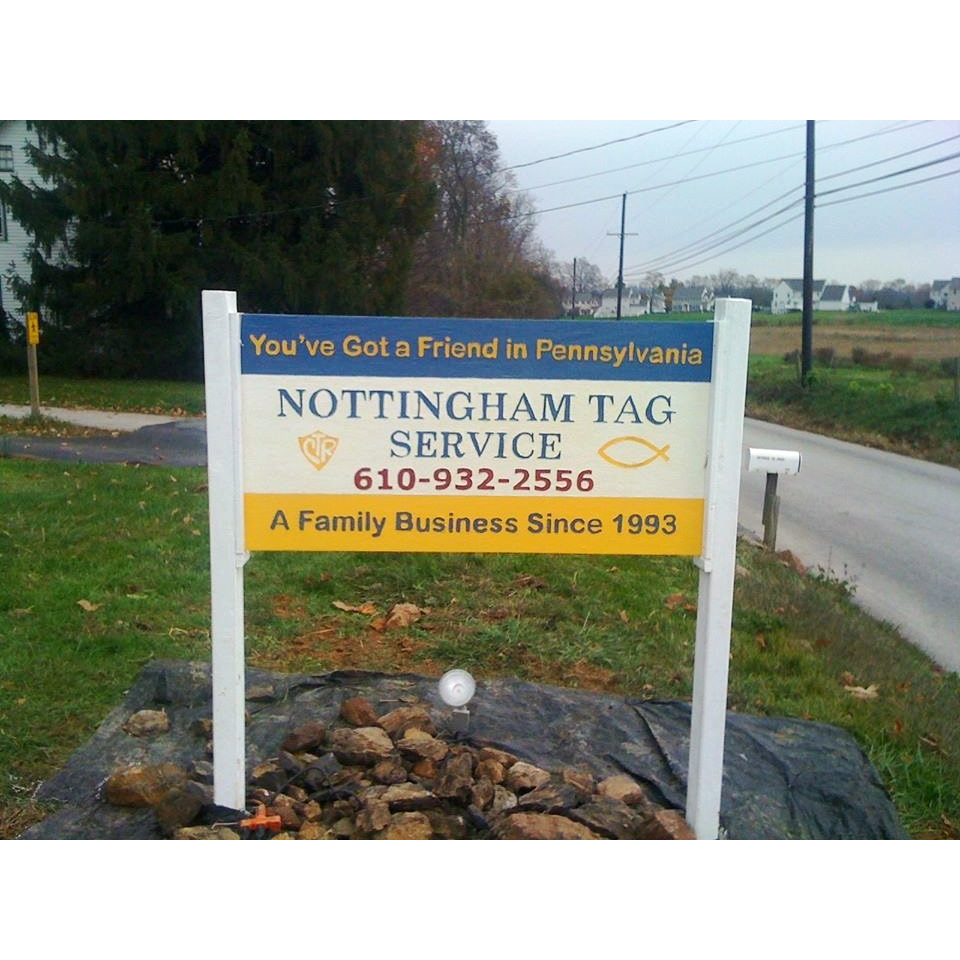 Nottingham Tag Service | 2031 Hopewell Rd, Oxford, PA 19363, USA | Phone: (610) 932-2556