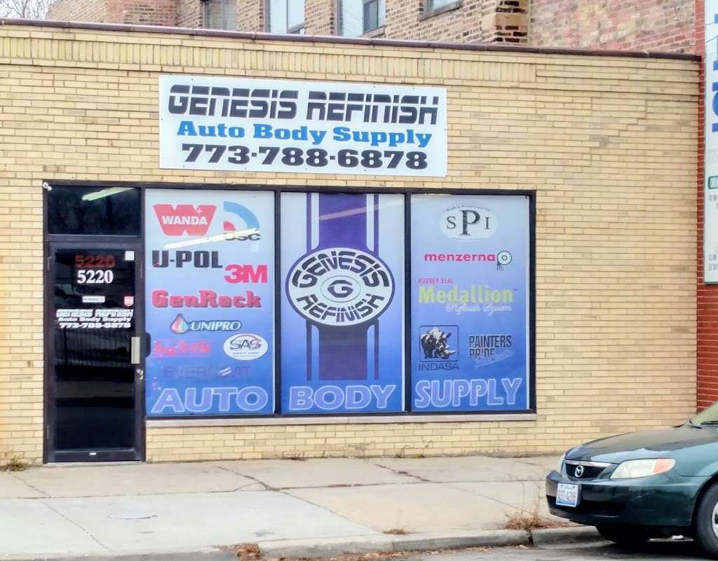 Genesis Refinish Auto Body Supply | 5220 N Kedzie Ave, Chicago, IL 60625, USA | Phone: (773) 788-6878