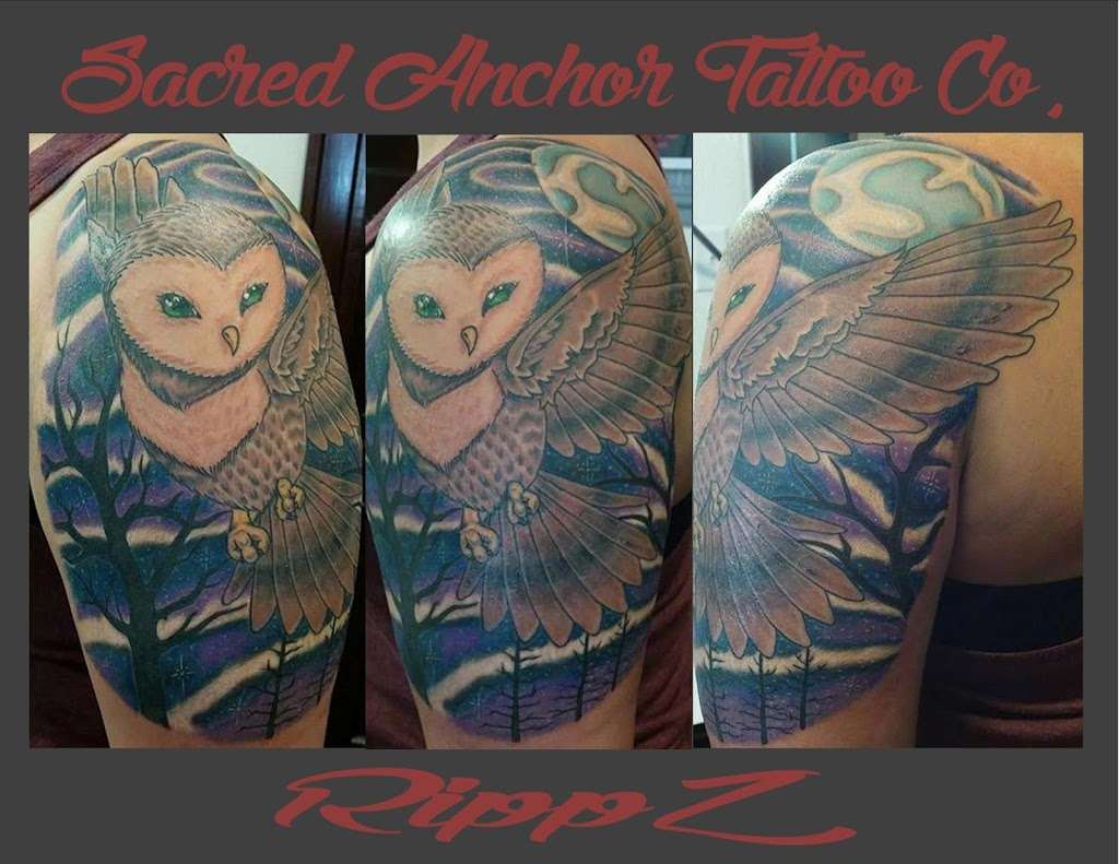 Sacred Anchor Tattoo company | 91 Mason St, Woonsocket, RI 02895, USA | Phone: (401) 766-7282