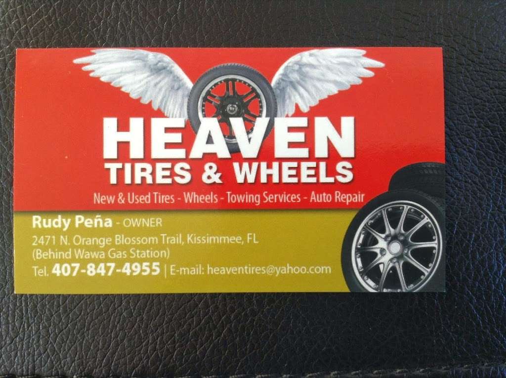 Heaven Tires | 2471 N Orange Blossom Trail, Kissimmee, FL 34744, USA | Phone: (407) 847-4955