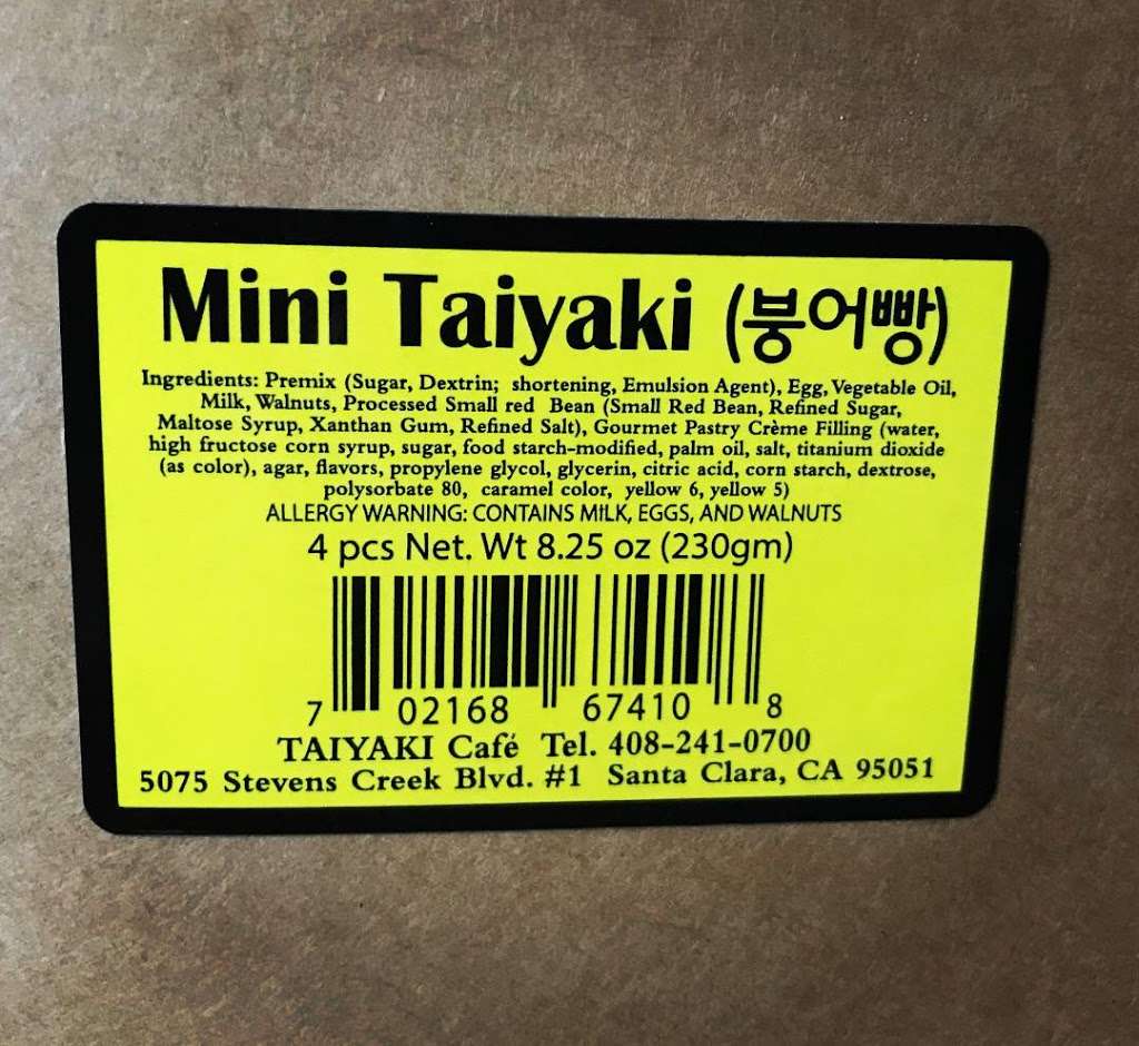 Mini Taiyaki Cafe | 5075 Stevens Creek Blvd, Santa Clara, CA 95051