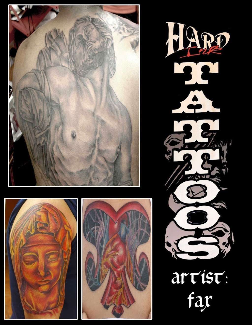 Hard Ink Tattoo Studio | 2259 E Ontario St, Philadelphia, PA 19134, USA | Phone: (215) 537-8200