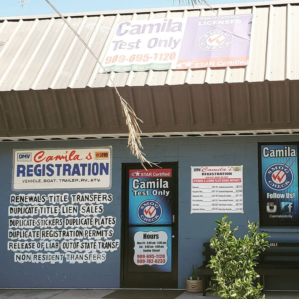 Camilas_registration_smog | 15130 Arrow Route B, Fontana, CA 92335, USA | Phone: (909) 782-6233