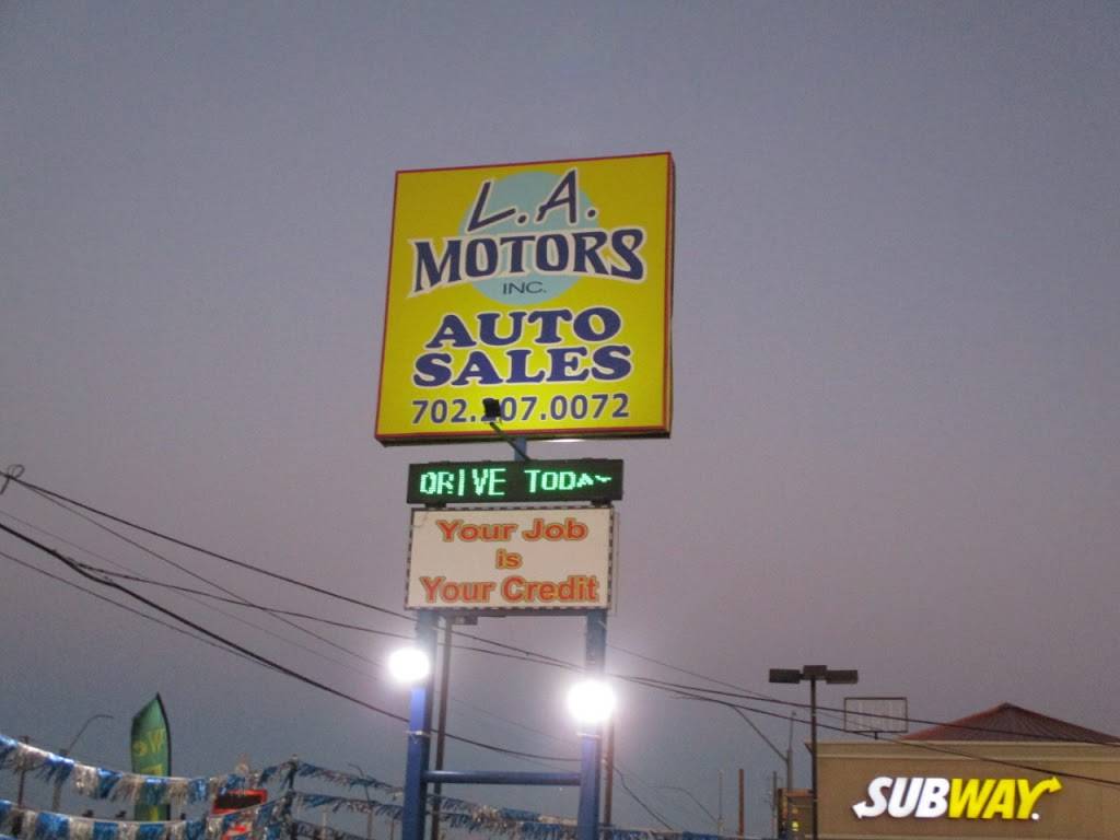 L.A. Motors | 4140 Boulder Hwy, Las Vegas, NV 89121, USA | Phone: (702) 207-0072