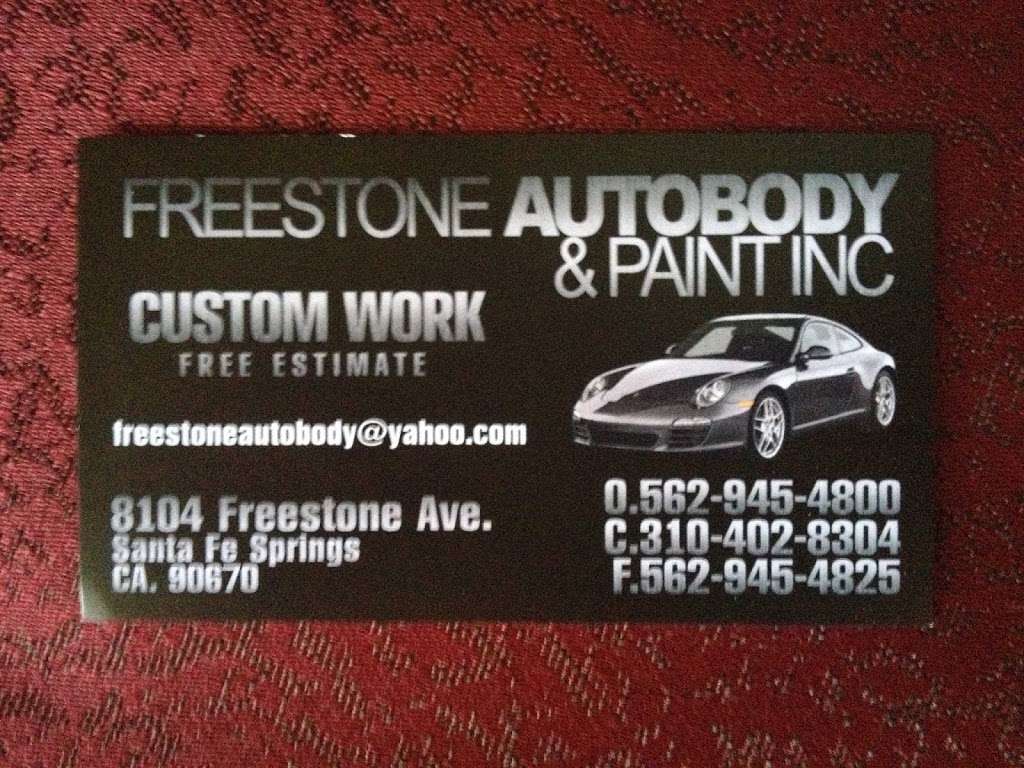 Freestone Autobody & Paint Inc. | 90659,, 13659 Pumice St, Santa Fe Springs, CA 90670, USA | Phone: (310) 402-8304