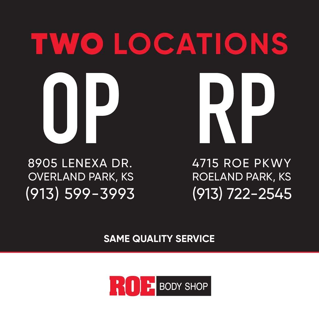 Roe Body Shop | 4715 Roe Pkwy, Roeland Park, KS 66205 | Phone: (913) 722-2545