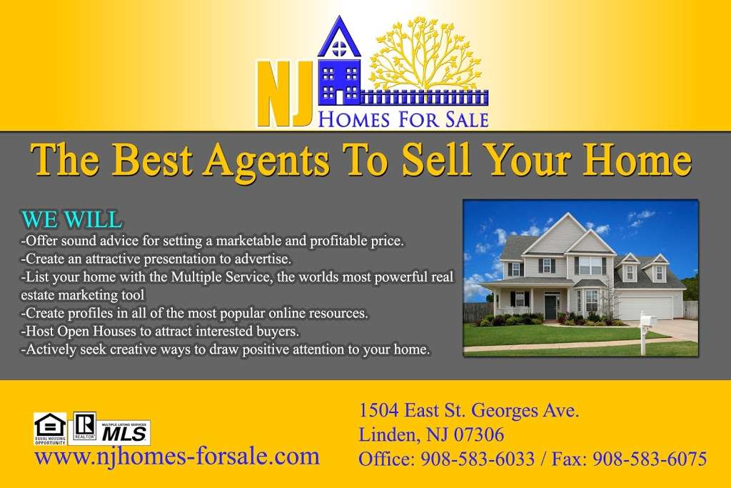 NJ Homes For Sale | 1504 E St Georges Ave, Linden, NJ 07036 | Phone: (908) 583-6033