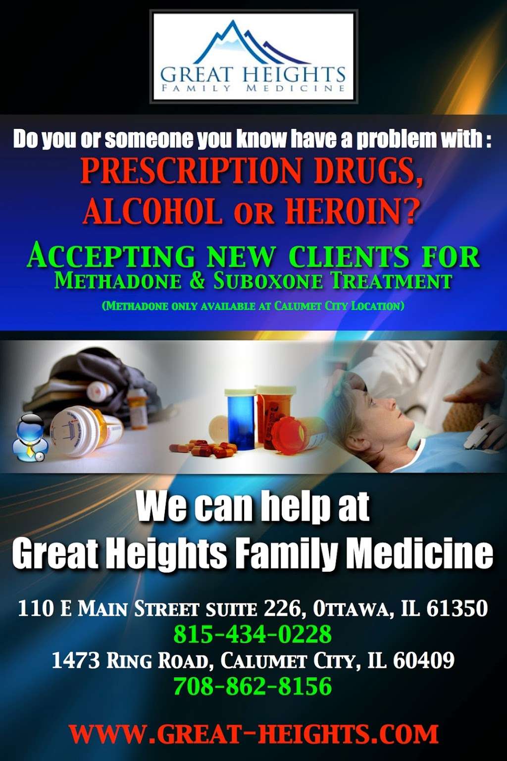 Great Heights Family Medicine | 315 E McKinley Rd, Ottawa, IL 61350, USA | Phone: (815) 434-0228