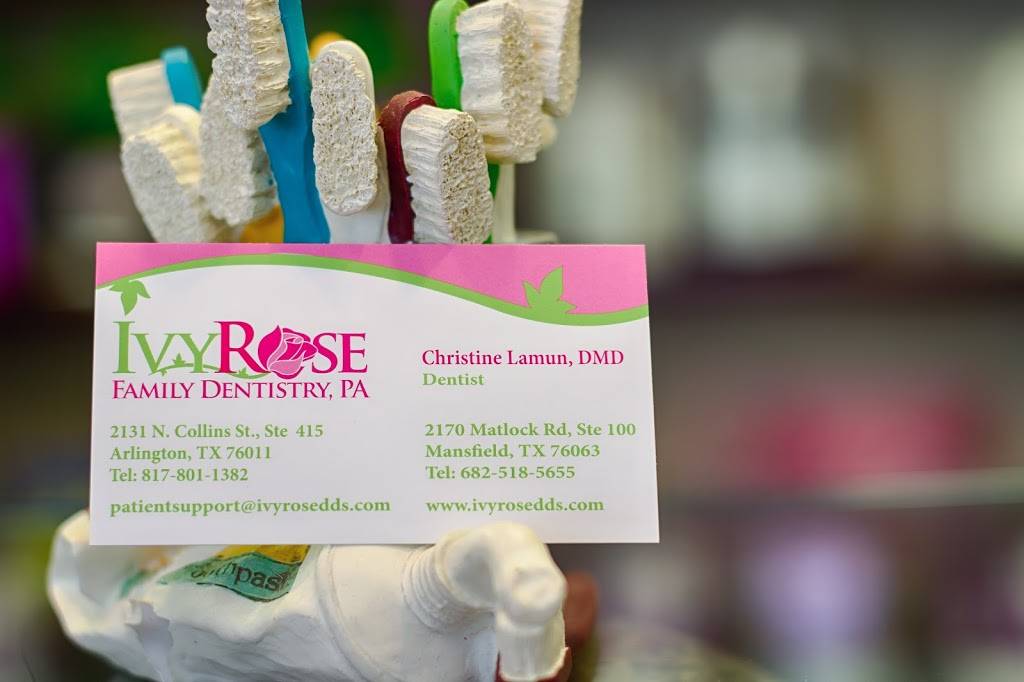 IvyRose Family Dentistry Mansfield | 2170 Matlock Rd, Mansfield, TX 76063, USA | Phone: (682) 518-5655