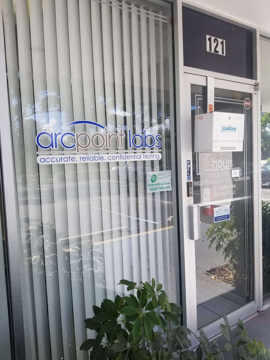 ARCpoint Labs of Fort Lauderdale | 5201 Ravenswood Rd #121, Fort Lauderdale, FL 33312, USA | Phone: (954) 963-7763