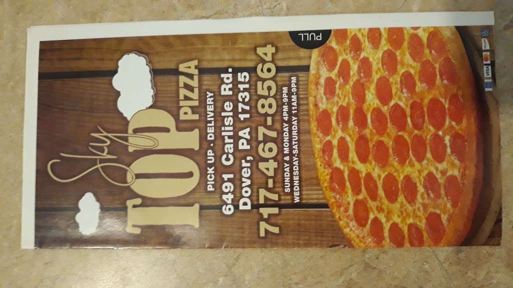 Skytop Pizza | 6491 Carlisle Rd, Dover, PA 17315, USA | Phone: (717) 467-8564