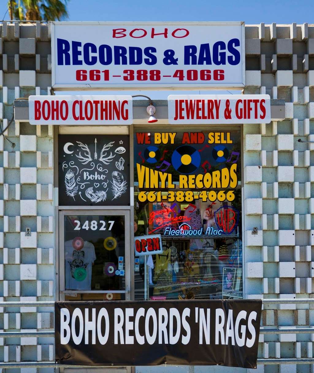 Boho Records And Rags | 24827 Railroad Ave, Newhall, CA 91321, USA | Phone: (661) 388-4066