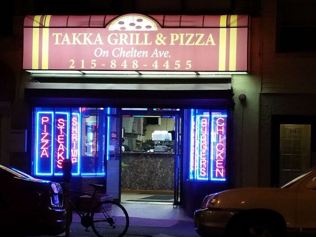 takka grill and pizza on chelten ave germantown | 324 W Chelten Ave, Philadelphia, PA 19144, USA | Phone: (215) 848-4455